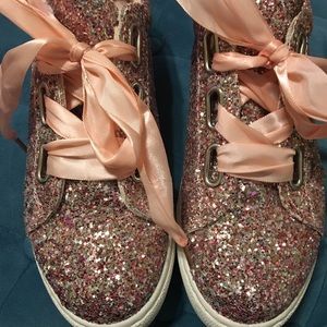Pink Sparkle Sneakers